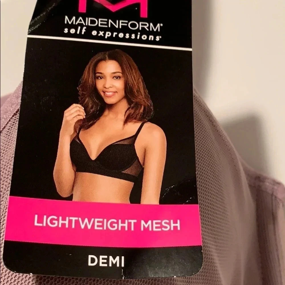 Maidenform Demi Cup Bra Mesh 40D - Picture 6 of 10